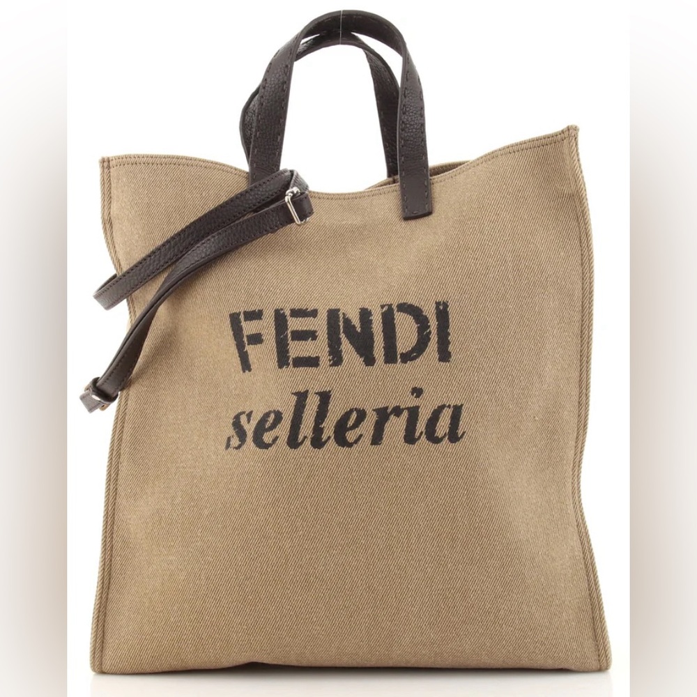 Fendi Authentic Selleria Canvaa Tote